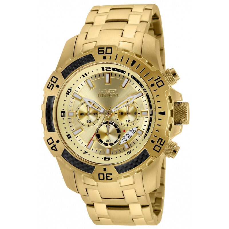 Pro Diver Gold Chronograph Men's Watch