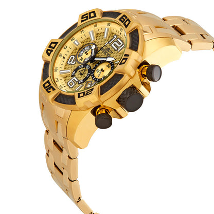 Pro Diver Gold Dial Chronograph Men's Watch