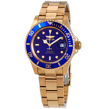 Pro Diver Gold-tone Blue Dial 40 mm Men's Watch