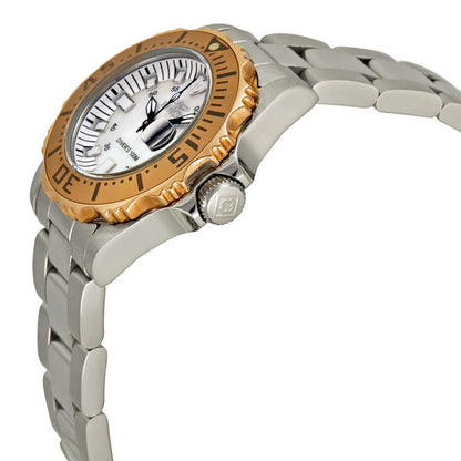 Pro Diver Mother of Pearl Stainless Steel Ladies Watch