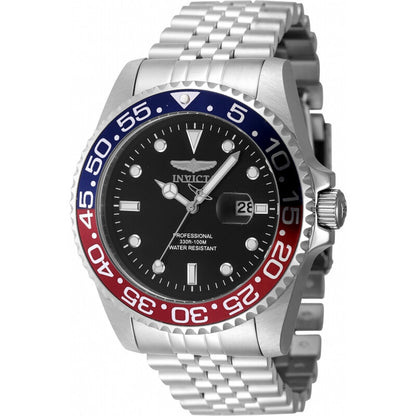 Pro Diver Quartz Black Dial Pepsi Bezel Men's Watch