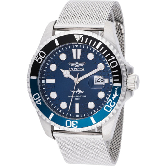 Pro Diver Quartz Blue Dial Batman Bezel Men's Watch