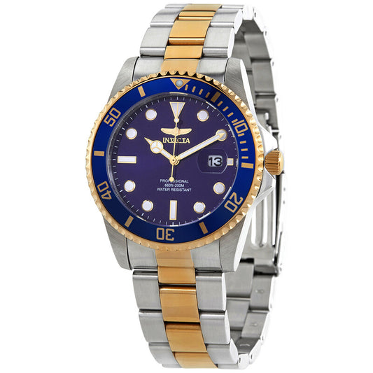 Pro Diver Quartz Blue Dial Two-tone Men's Watch