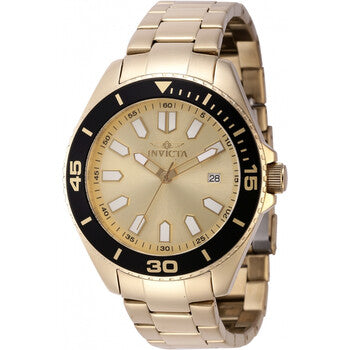 Pro Diver Quartz Gold Dial Men's Watch