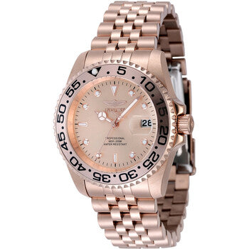 Pro Diver Quartz Rose Gold Dial Ladies Watch