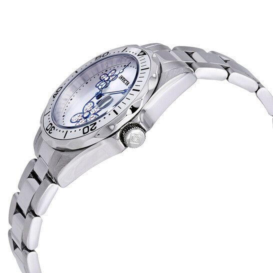 Pro Diver Silver Crystal-set Dial Stainless Steel Ladies Watch