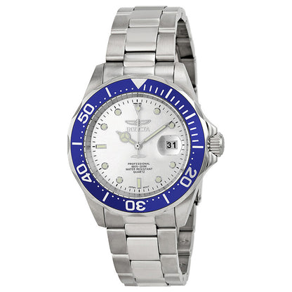 Pro Diver Silver Dial Stainless Steel Men's Watch