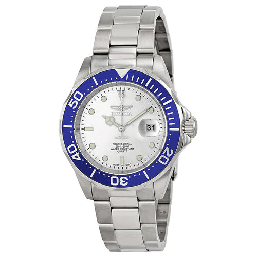 Pro Diver Silver Dial Stainless Steel Men's Watch