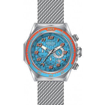 Racing Chronograph GMT Quartz Light Blue Dial Men's Watch