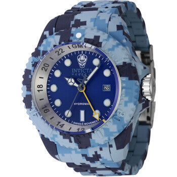 Reserve GMT Date Quartz Blue Dial Men's Watch