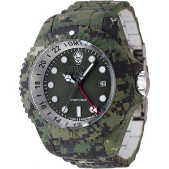 Reserve GMT Date Quartz Green Dial Men's Watch