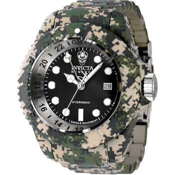 Reserve GMT Quartz Black Dial Men's Watch
