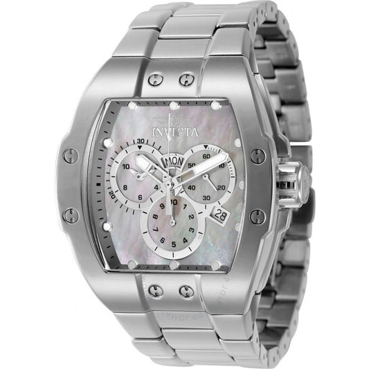 Invicta, S1 Rally Chronograph Date Quartz Platinum Dial Men's Watch