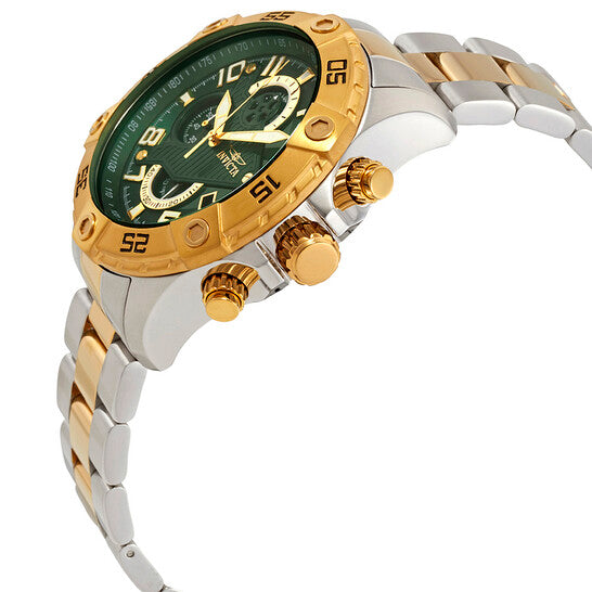 S1 Rally Chronograph Green Dial Two-Tone Men's Watch