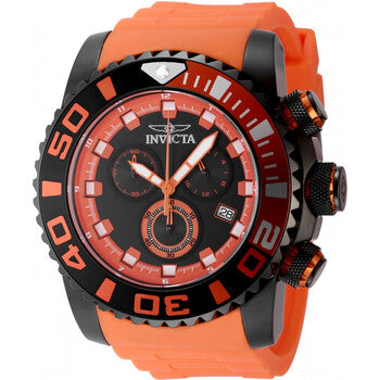 Sea Hunter Chronograph GMT Quartz Black Dial Men's Watch