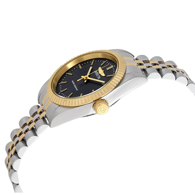 Specialty Black Dial Two-tone Ladies Watch