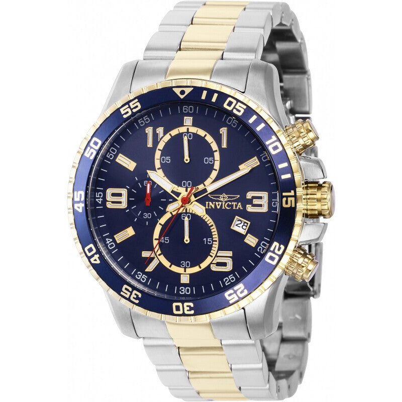Specialty Chronograph Quartz Blue Dial Men's Watch