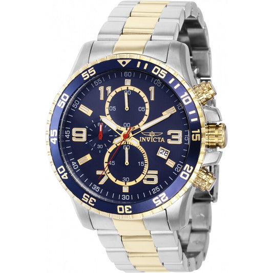 Specialty Chronograph Quartz Blue Dial Men's Watch