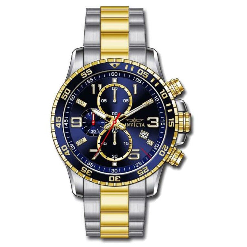 Specialty Chronograph Quartz Blue Dial Men's Watch