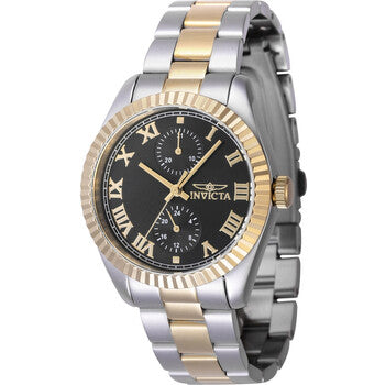Specialty GMT Quartz Black Dial Ladies Watch