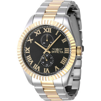 Specialty GMT Quartz Black Dial Men's Watch