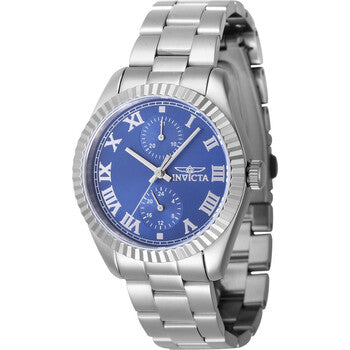 Specialty GMT Quartz Blue Dial Ladies Watch