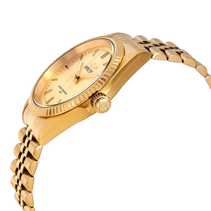 Specialty Gold Dial Yellow Gold-tone Men's Watch