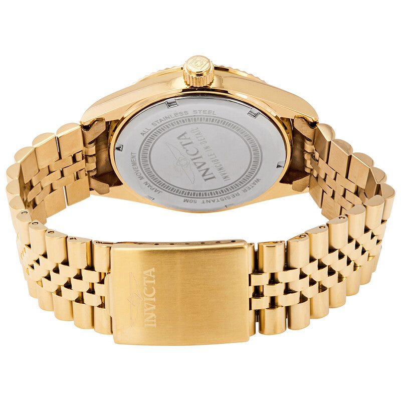 Specialty Gold Dial Yellow Gold-tone Men's Watch