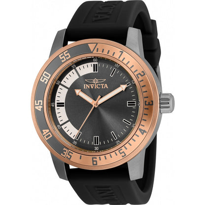 Specialty Quartz Gunmetal Dial Men's Watch