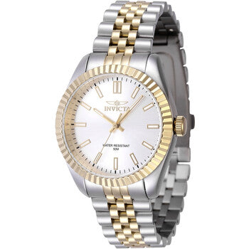 Specialty Quartz Silver Dial Ladies Watch
