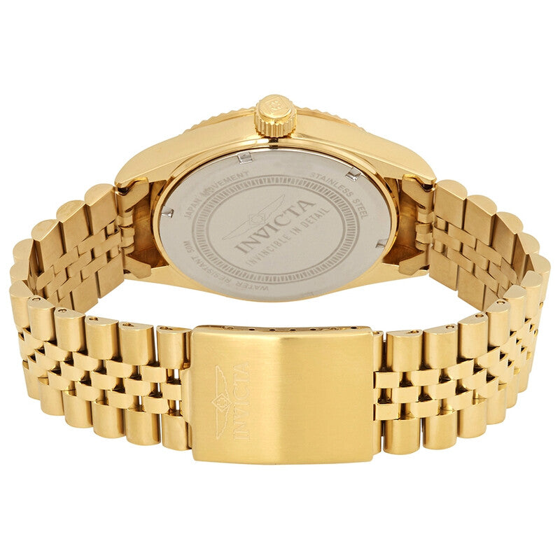 Specialty Silver Dial Yellow Gold-tone Men's Watch