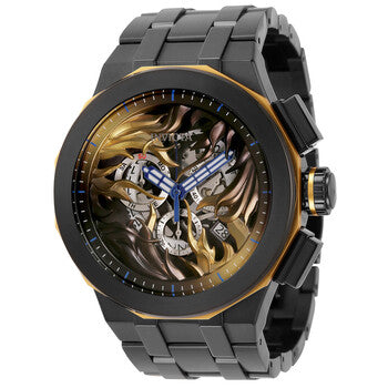 Speedway Black Dial Black-plated Men's Watch