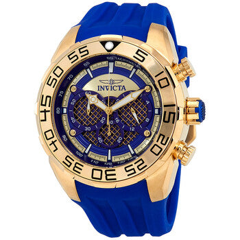Speedway Chronograph Blue Dial Blue Silicone Men's Watch