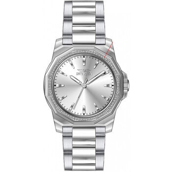 Speedway Quartz Crystal Silver Dial Ladies Watch
