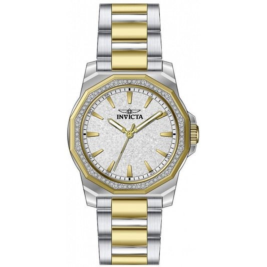 Speedway Quartz Crystal Silver Dial Ladies Watch