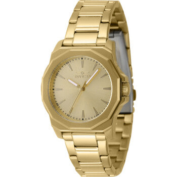 Speedway Quartz Gold Dial Ladies Watch