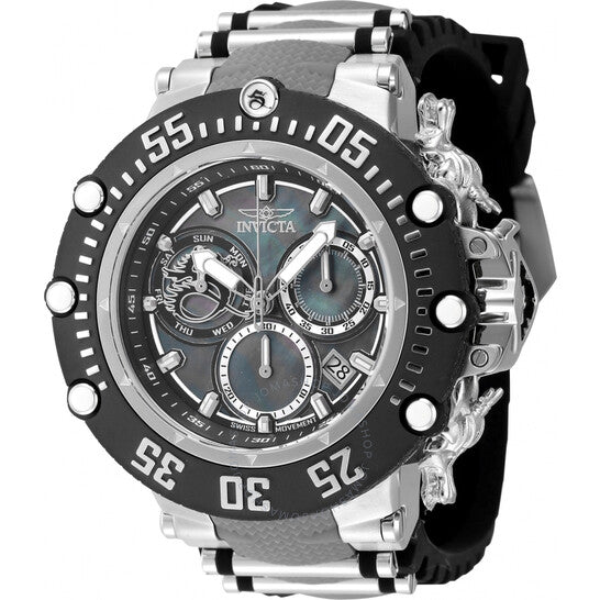 Invicta, Subaqua Chronograph Quartz Silver Platinum Dial Men's Watch