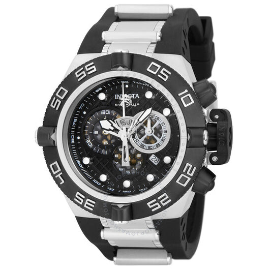 Invicta, Subaqua Noma IV Black Dial Chronograph Stainless Steel Men's Watch