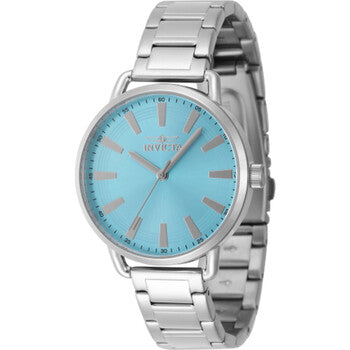 Wildflower Quartz Light Blue Dial Ladies Watch
