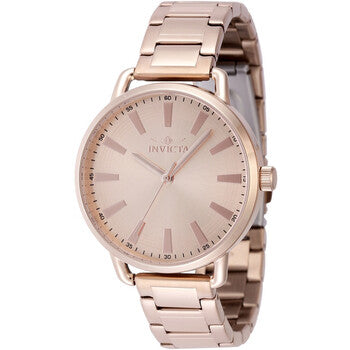 Wildflower Quartz Rose Gold Dial Ladies Watch