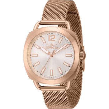 Wildflower Quartz Silver Dial Ladies Watch