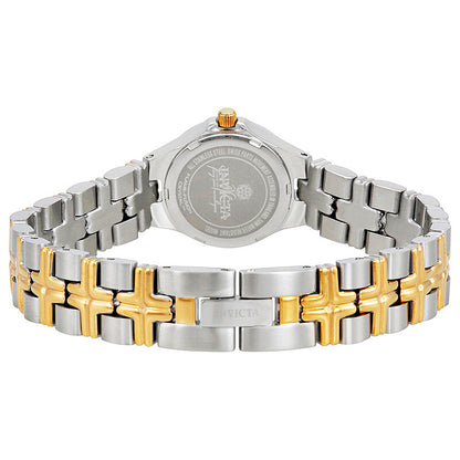 Wildflower White Dial Two-tone Ladies Watch