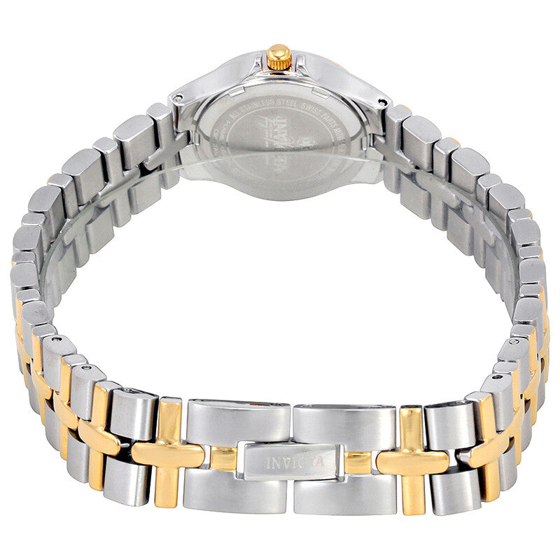 Wildflower White Dial Two-tone Ladies Watch