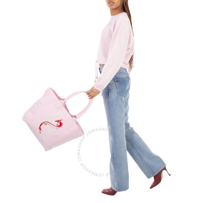 Isabel Marant, Ladies Pink Yenky Logo-Embroidered Small Tote Bag