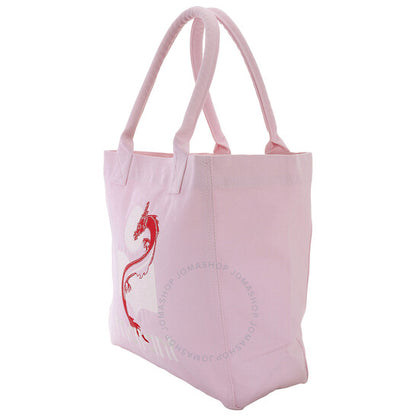 Isabel Marant, Ladies Pink Yenky Logo-Embroidered Small Tote Bag