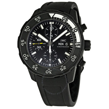 IWC, Aquatimer Automatic Chronograph Black Rubber Men's Watch 3767-05