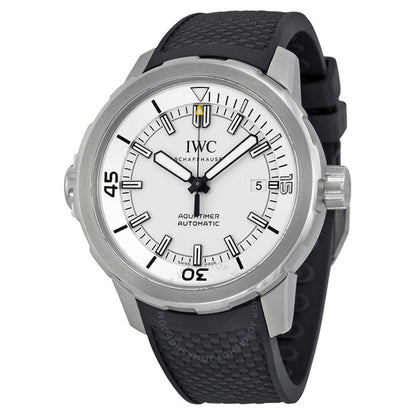 IWC, Aquatimer Automatic Silver Dial Black Rubber Men's Watch