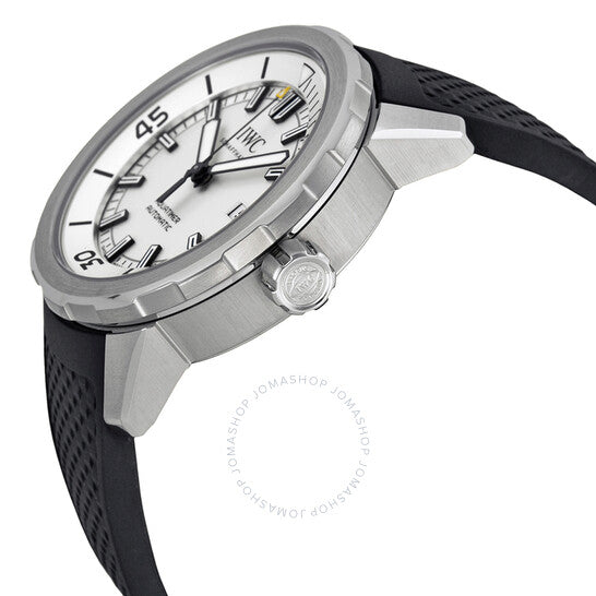 IWC, Aquatimer Automatic Silver Dial Black Rubber Men's Watch