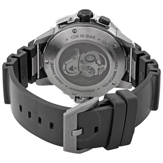 IWC, Aquatimer Deep Three Automatic Black Dial Men's Watch