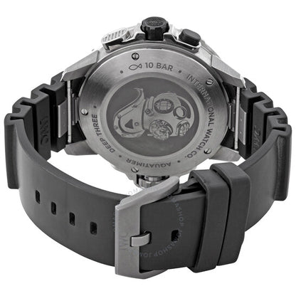 IWC, Aquatimer Deep Three Automatic Black Dial Men's Watch